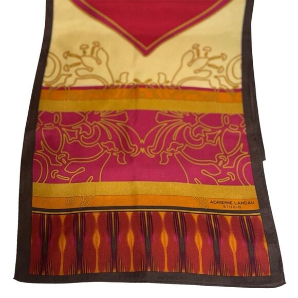 Adrienne Landau Studio Silk Scarf - Picture 1 of 7